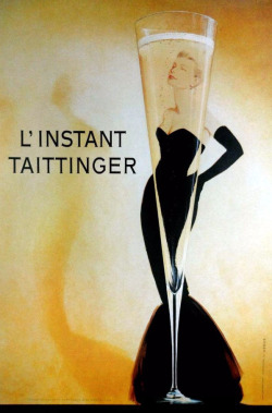 publicite-francaise:  Champagne Taittinger avec Grace Kelly,