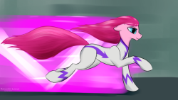 renarde-louve:Draw a mobile pony / a pony showing off their movesAt