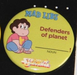 There’s this set of Mad Libs promo pins from Comic-Con on eBay