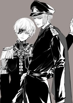 lacuna-matata:  Kaneki and Tsukiyama Art by jujuwanko※ Permission