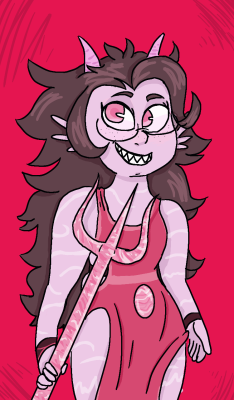 lapis-is-gr8 : I drew Rhodochrosite from your sustuck AU!!! thank