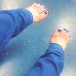 lolaspaws:Loving ❤️ the way my toes 👣 look #soles #toes