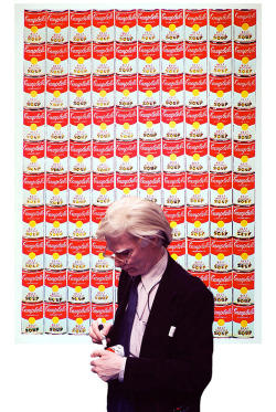diemaschinemensch:  Campbell’s Soup Cans by Andy Warhol in