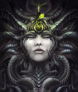 lohrien:  R.I.P HR GIGER by AlectorFencer