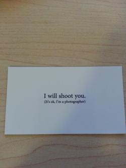 funny-pictures-uk:  Best business card ever. 