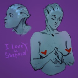 gliesewolff: I just love Liara T'Sony too much  And love to draw