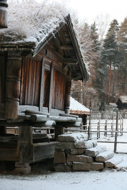 thewaynorth:  Winter at Norsk Folkemuseum, Bygdøy, Oslo