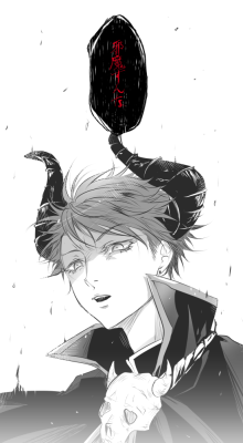 snakeyhoho:  The new FHQ art with Oikawa’s new horns ahhh <o>