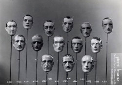 ein-bleistift-und-radiergummi:  This selection of chiseled faces