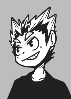 gobii:  bokuto doodle ‘v’ 