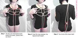 Shibari Tutorial: Lover’s Harness Video on how to tie the Coin