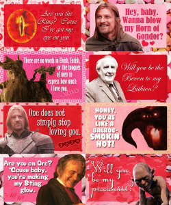 Lord of the Rings Valentine greetings, version 2  ;)