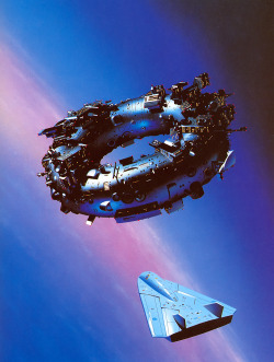 siryl:  Cover art by Tim White for The Stars, Like Dust by Isaac