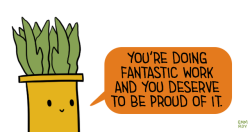 positivedoodles:  [Image description: drawing of a green plant