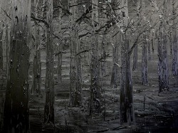ymutate:  Kim Dorland, The End #3 (Black Metal Landscape), 2013