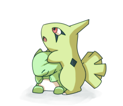alternative-pokemon-art:  Artist A cute picture of Larvitar by