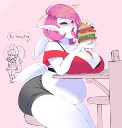 soulgryn: Rubi is ‘avin a burger for #cutiesaturday ( u vu)