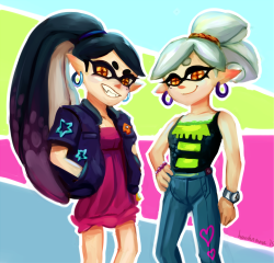 haydenmaye:  Casually fresh *bricked* Callie and Marie in something