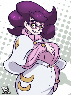 dedoarts:  Quickie doodle of the new Pokemon girl Wicke, she’s