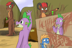  (page 13) Spike pulled his arm back and regained his thought