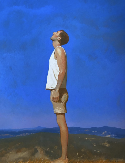 newloverofbeauty:  Bo Bartlett:  Gouache Study for a painting 