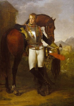 Baron Antoine-Jean Gros - Portrait of Second Lieutenant Charles