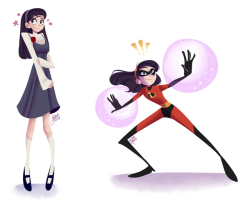 disney-n-stuff: Violet Parr doodles bc I love her so much  (please