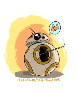 zappicomix:  BB-8 thinks you’re BB-GR8T! 