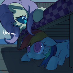 mewball:  rainbow dash is not a very stealthy pony  X3! <333