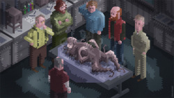 markknight78:  another The THING (1982) pixel pic. not sure if