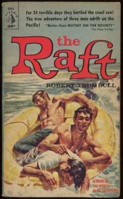 The Raft (1961 ed., cover illustration by Harry Schaare)