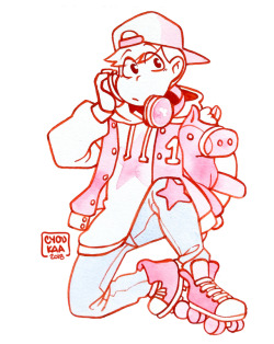 daily-matsunos:    Day 121: Today’s Matsu is… a sKATER BOY