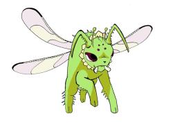 Hiveon, the Colony Pokémon.  ‘Hiveon cultivate pollen for