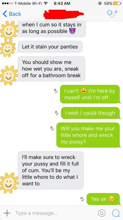 hotwifesextext:  Messages between her and her new fuck buddy ðŸ˜  Thanks for the submission! 