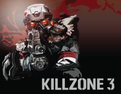 gamercrunch:  An illustrator recreation of a Killzone 3 promotional