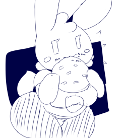 darky03nle: bored…have gelbun eat’n a cooky (a sfw pic of