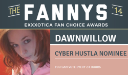 violet-winter:  Please vote for my lovely friend, Dawn Willow,