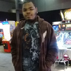 Me at Dave and busters for my birthday. Having too much fun to