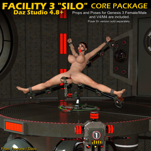 The  Facility sets from Davo just got more interesting with the addition of  the high security science divisions “Silo”.  This handsomely crafted  environment, sleek restraint table and interior machinery will add great  power to your sci-fi