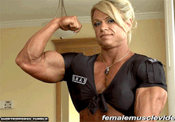 kilroy123arr:  zimbo4444:  muscleworshiptraining:  Tina Chandler