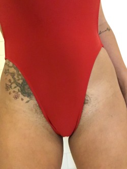 NSFWish: I just tried on my red swimsuit for the Baywatch party