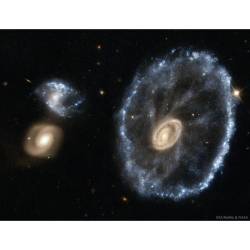 The Cartwheel Galaxy from Hubble #nasa #apod #esa #hubble #cartwheelgalaxy