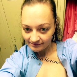 naughtynursenatalie:  When I use to be a whore at work in between