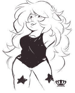 Amethyst doodle i did during today’s stream that I really liked