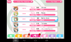 So I managed to get tier 2 in the EN SIF event. It was my first