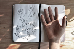 legalmeth:  coltre:   I keep drawing hands because I miss holding