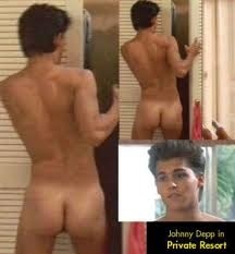 nakedcelebrity:  Johnny Depp in the 1985 movie Private Resort.