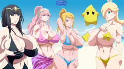 greengiant2012:  Smash bros’sh bikini picture enjoy   <3