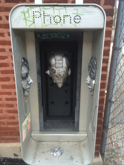 stunningpicture:  Found this old pay phone in Chicago.  this