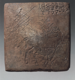 historyarchaeologyartefacts:  Doodle on a Sumerian school text,